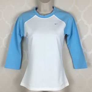NIKE 3/4 SLEEVE BASEBALL TOP